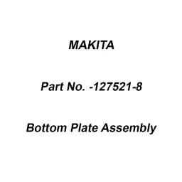 Makita Bottom Plate Assembly Suitable for DVC560, Part No 127521-8-33