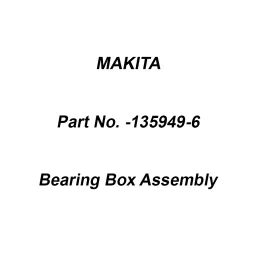 Makita Bearing Box Assembly Suitable for GA406D, Part No 135949-6-picture-4
