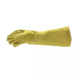 Ansell ActivArmr 43-216 Leather Gloves Gauntlet Cuff Cut & Sewn Yellow Size 9 (Pack of 36 Pair)-image-23