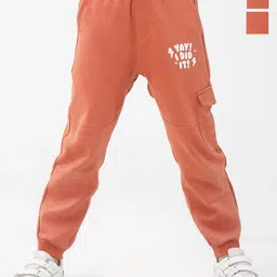 SuperBottoms Boys Pack Of 3 Printed Mid -Rise Joggers-image-33