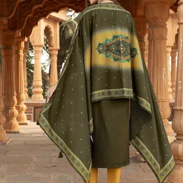 MITTOO Women Ethnic Motifs Printed Regular Kurta with Trousers & With Dupatta image 5