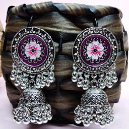 VATSALYA creation Silver-Plated Alloy Earrings-image-36