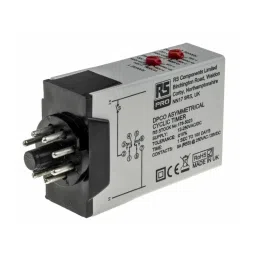 RS PRO Single Function Timer Relay Plug In Mount 12 - 240 V AC/DC DPDT Model No. 1785023 image 2