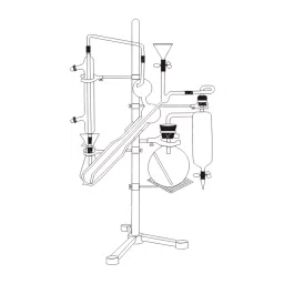 ABGIL Micro Kjeldhal Distillation Assembly Parnas & Wanger Transparent Borosilicate Glass, MKDA-267-01-4