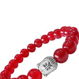 Divine souvenirs Unisex Artificial Beaded Elasticated Bracelet-44