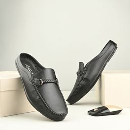 knoos Men Lightweight Textured Loafers-image-45