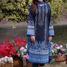 KALINI Women Ethnic Motifs Printed Regular Kurta with Trousers & With Dupatta-7