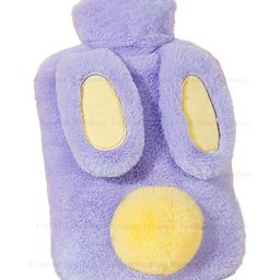 FunBlast Cartoon Design Hot Water Bag with Soft Cover 1000 ml - Purple-image-50