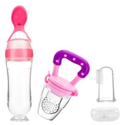 Domenico Fruit And Food Nibbler, Feeder and Tongue Cleaner - Pink-12