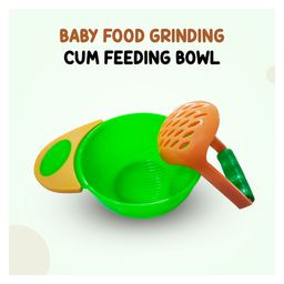 ZIKKU Baby Food Grinding and Feeding Bowl Set - Portable Masher & Serving Bowl for Baby - Mix-image-99