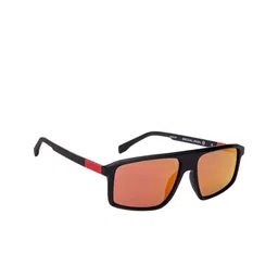 John Jacobs Unisex Rectangle Sunglasses with UV Protected Lens-image-25