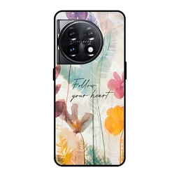 QRIOH Grace Garden Floral Printed OnePlus 11 5G Silicone Mobile Back Case-picture-34