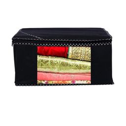 AMAK INC Black Fabric Multi-Utility Wardrobe Organisers-picture-24