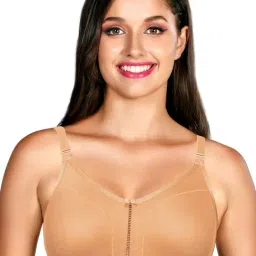 Enamor A029 Jiggle Control Cotton Classic Bra Nonpadded Wirefree Full Coverage Skin-image-0