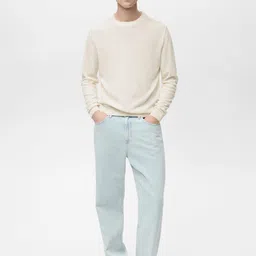 MANGO MAN Round Neck Knitted Pullover image 2