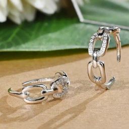Touch925 925 Pure Silver Interlocking Toe Ring-image-71