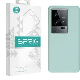 Sprig Liquid Silicone Back Cover for IQOO 11 5G (Green)-image-101