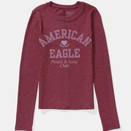 American Eagle Outfitters Maroon Printed Top-picture-37