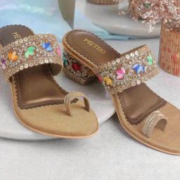 Metro Women's Gold Toe Ring Sandals-image-99