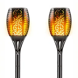 LITVERSE 2-Pcs Black Waterproof Solar Outdoor Lamps-picture-11
