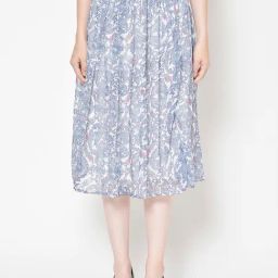 Scorpius Blue Floral Skirts-image-36