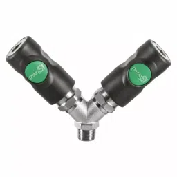 PREVOST Composite Body Male Safety Y-Shaped Quick Connect Coupling, G 1/2 Male Threaded, ESI 078153-image-33