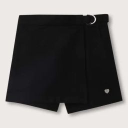 Blue Giraffe Kids Black Loose Fit Skort-picture-26