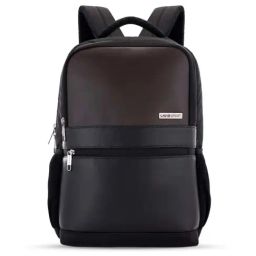 LAVIE SPORT Black & Choco Solid Laptop Backpack-image-91