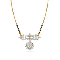 Kisna Diamond & Gold Jewellery 18k Gold & Diamond Kaitlyn Mangalsutra for Women-image-24