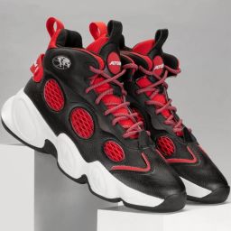 Atom Men's Supernova Black Running Shoes image 1