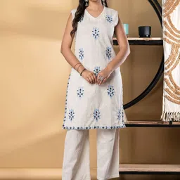 Readiprint Embroidered Tunic With Palazzo Co-Ords-image-95