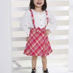 Peppermint Kids Pink Blended Regular Fit 1 Dress-picture-49