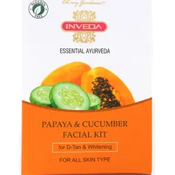INVEDA Papaya and Cucumber Facial Kit-34