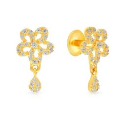 Malabar Gold and Diamonds 22k Yellow Gold Earrings for Women-image-14