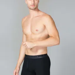 Van Heusen Swift Dry Breathable Solid AIR Series Trunks - Black image 3