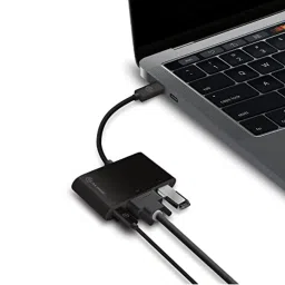 Alogic 10cm USB-C MultiPort Adapter with VGA, USB 3.0, USB-C (Black) image 3