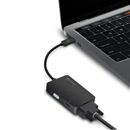 Alogic 3-in-1 USB-C to HDMI DVI VGA Adapter (Black) image 2
