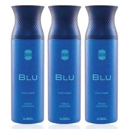 Ajmal Blu Deodorant Spray for Men - Pack of 3-image-28