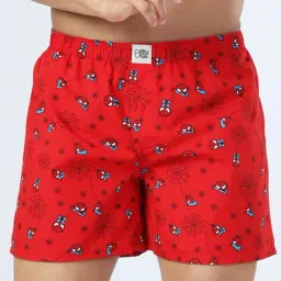 The Souled Store Red Spiderman Printed Boxers-image-27