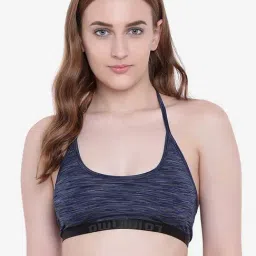 La Intimo Navy Blue Printed Aquachick Bra-picture-16