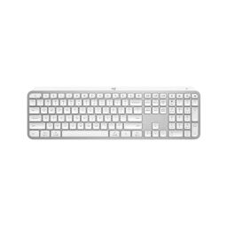 Logitech Master Series Pale Gray MX Key S Dvanced Wireless Illuminated Keyboard, 920-011564-18