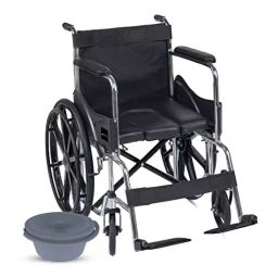 Arcatron Mobility FSC100 Chrome PlatedFoldable Wheelchair 100kg-picture-11
