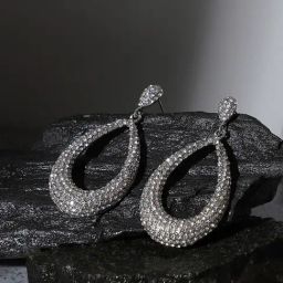 SOHI Hollow Pear Drop Earrings For Women-image-92