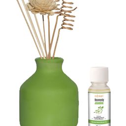 Edysian Green Ceramic Reed With Jasmine Fragrance AromaOil-50ml-18