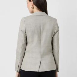 Van Heusen Grey Chequered Blazer image 2