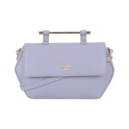 Baggit Purple Solid Small Satchel Handbag-image-64