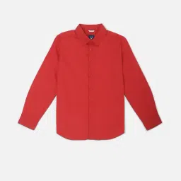 Allen Solly Boys Red Cotton Shirt-picture-11