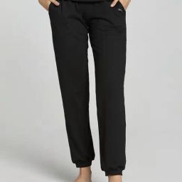 Puma Black High Rise Sports Joggers-image-93