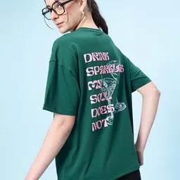 glitchez Elevated Essentials Typo Print Baggy Shirt-image-30