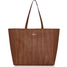 Lavie Brown Textured Handbag-image-89